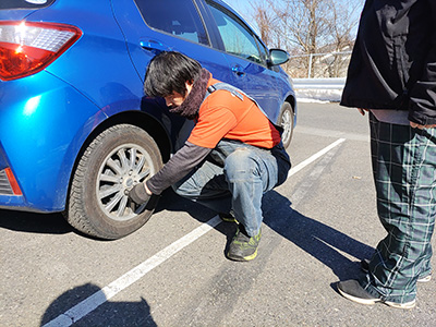 タイヤの取り付け